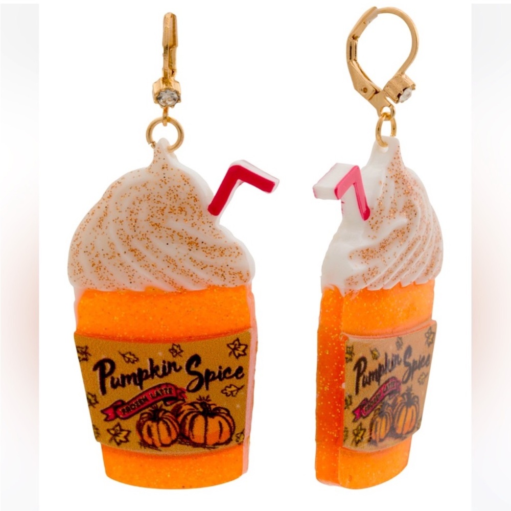 🆕Betsey Johnson Pumpkin Spice Earrings